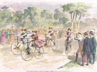 Originalkostymer för Velocipede Race i Bordeaux