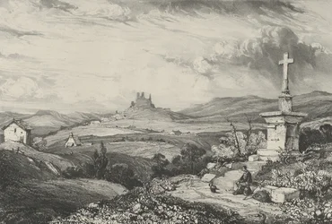 Larderole slott, 1832.
