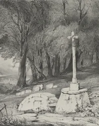 Korsa på vägen från Clermont till Royal, 1831.