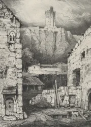 Fängelsehålan i Château de Polignac, 1830.