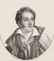 Porträtt av kompositören François Charles Mansui 1785-1847.