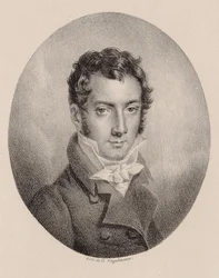 Porträtt av violinisten och kompositören Josef Mayseder 1789-1863.
