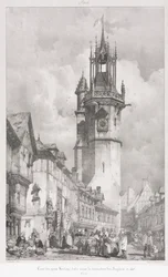 Pittoreska och romantiska resor i antikens Frankrike, Normandie: Tour du Gros-Horlage, Évreux