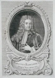 Porträtt av John Radcliffe (1650-1714) från 