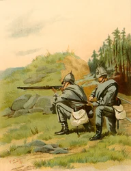 The 20th Middlesex Artists - Volunteers, 1890.