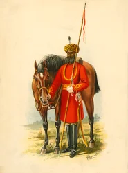 Generalguvernörens kroppsvakt, Calcutta, 1890.