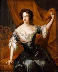 Catherine Sedley, grevinna av Dorchester (olja på duk)
