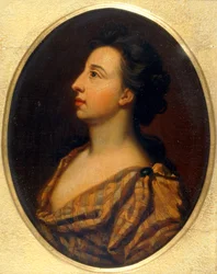 Porträtt av Elizabeth Barry ...