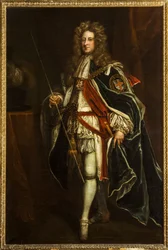 Porträtt av William Cavendish, 4:e earlen och 1:e hertigen av Devonshire, ca 1690-1710 (olja på duk)