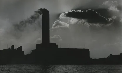 Kraftverk vid Themsen, London 1950-tal