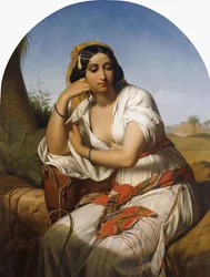 En beduinsk kvinna, 1848