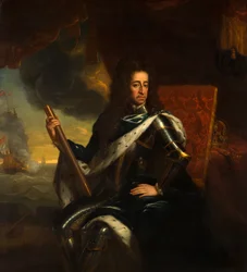 Porträtt av ståthållarkung Vilhelm III (1650-1702)