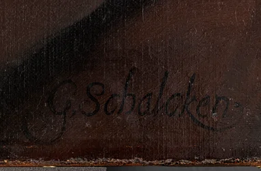 Självporträtt (detalj), före 1706 (olja på duk)