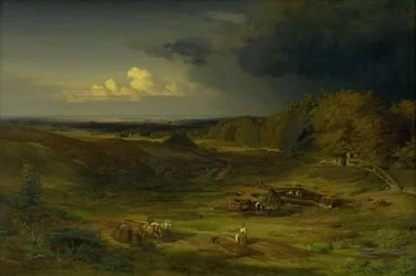 Landskap nära Frederiksborgs slott