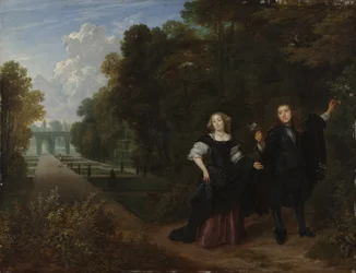 The Promenade (olja på koppar)