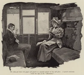 Illustration till Just a Short Story, av Arthur Hughes