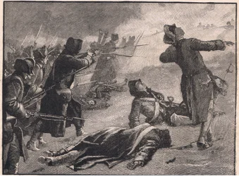 Montgomerys anfall på den låga staden, Quebec AD 1775