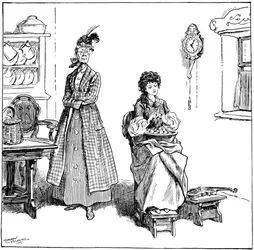 Hon lärde sig att skala lök utan att gråta, 1906