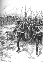 De bröt och flydde i riktning mot Maida, 1902