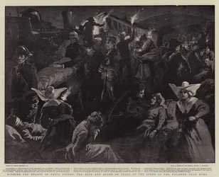 Vinner sitt folks hjärtan, kungen och drottningen av Italien vid katastrofplatsen nära Rom