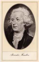 Alexander Hamilton, amerikansk politiker, tidigt 1900-tal.