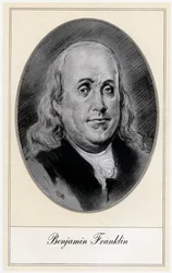 Benjamin Franklin, politisk person och statsmän i USA, tidigt 1900-tal