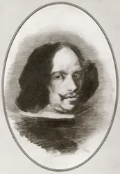Diego Rodriguez de Silva y Velazquez, från Living Biographys of Great Painters