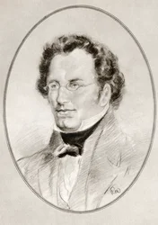 Franz Peter Schubert, från Living Biography of Great Composers