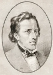 Frederic Francois Chopin, från Living Biographys of Great Composers