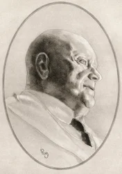 Jean Sibelius, född Johan Julius Christian Sibelius, från Living Biographys of Great Composers