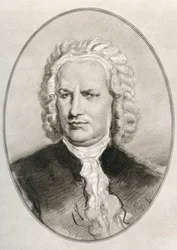 Johann Sebastian Bach, från Living Biographies of Great Composers