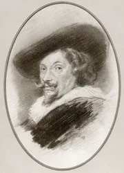 Sir Peter Paul Rubens, från Living Biographys of Great Painters