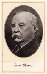 Stephen Grover Cleveland, USA:s 22:a och 24:e president, tidigt 1900-tal.