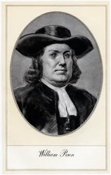 William Penn, grundare av Pennsylvania, tidigt 1900-tal.