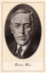 Woodrow Wilson, USA:s 28:e president, tidigt 1900-tal
