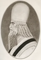 Zoroaster, aka Zarathustra, Zarathushtra Spitama eller Ashu Zarathushtra, från Living Biography of Religious Leaders