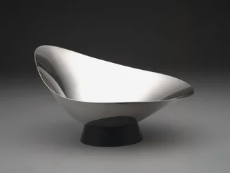 Modern "Decorator" skål, c. 1959 (silverplatta och plast)