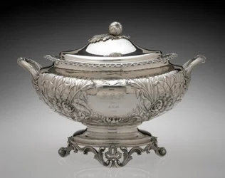 Soup Tereen, från Gorham Manufacturing Company, ca 1858 (silver)