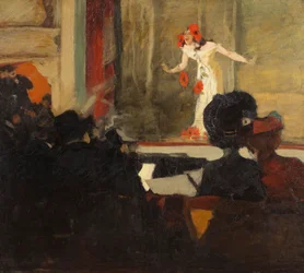 Music Hall Scene, ca 1900