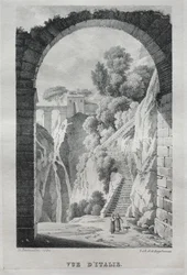 Utsikt över Italien, 1820.