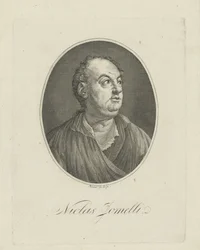 Porträtt av kompositören Niccolò Jommelli 1714-1774.