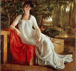 Fru Wilhelmine von Cotta, av Christian Gottlieb Schick (1776-1812), olja på duk