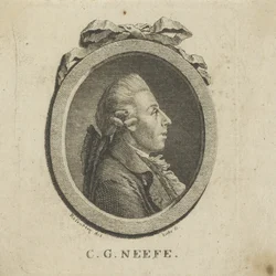 Porträtt av kompositören Christian Gottlob Neefe 1748-1798, ca. 1780.
