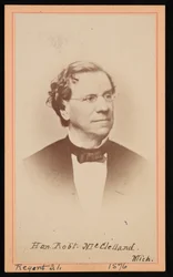Porträtt av Robert McClelland 1807-1880, 1876.