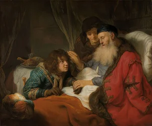 Isak välsignar Jakob. Omkring 1638