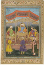 Förfäders grupp av Mughal härskare