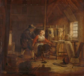 Flirt i en ladugård