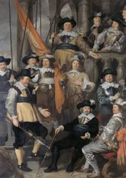 Nederländska: Schutters van Wijk XVIII under kapten Albert Bas och löjtnant Lucas Conijn Kapten Albert Bas och löjtnant Lucas Conijns kompani