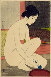 Yokugo no onna, 1915 (färgtrycksättning)