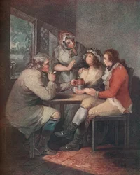 "Soldatens återkomst", c1700-talet 1909